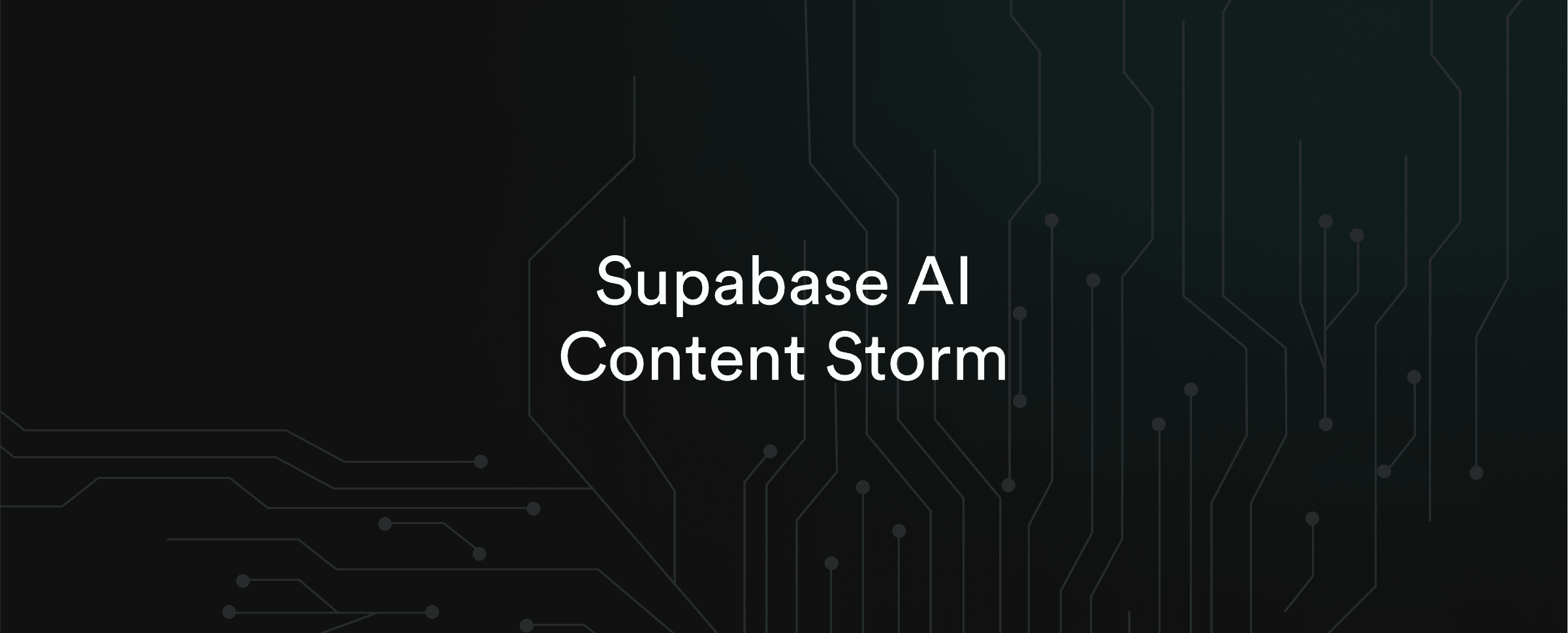 AI Content Storm